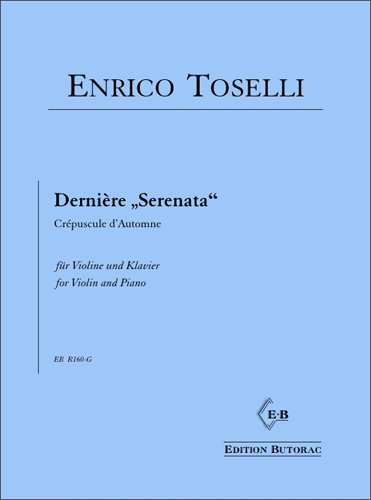 Cover - Toselli, Dernière Serenata